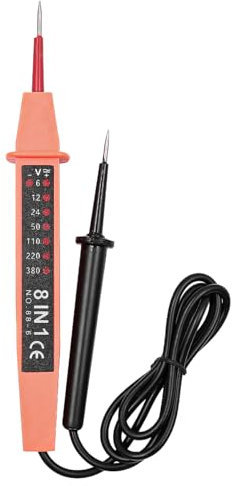 Namvo 8-in-1-Spannungsprüfer, Sondenstift, Durchgangsdetektor, Stift, Messgeräte, Tester, 6 V-380 V, Stromkreistester