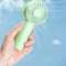 Hianjoo Handventilator Tragbarer Mini Ventilator, 4500mAh Kleiner Taschenventilator, USB Wiederaufladbar Handventilator und Standbar Lüfter für Zuhause Outdoor und Büro - Grün
