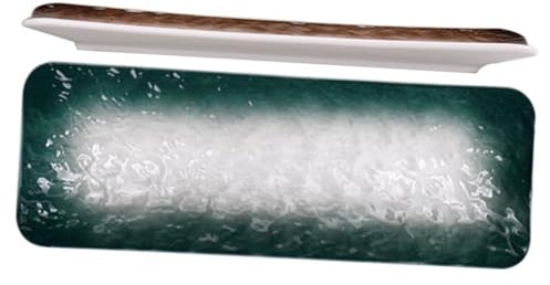 Amosfun 2 Piezas Plato De Sushi Estilo Japonés De Bandeja Para Servir Sushi Platos De Utensilios De Cocina Para Cena Casa y Exhibición De Comida