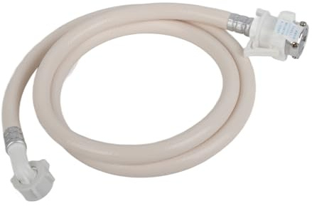 Zerodis Tubo di Ingresso per Lavatrice, Tubo in PVC Antiscoppio da 2 M con Connettore in Metallo per Lavatrice Automatica (1,5 m)