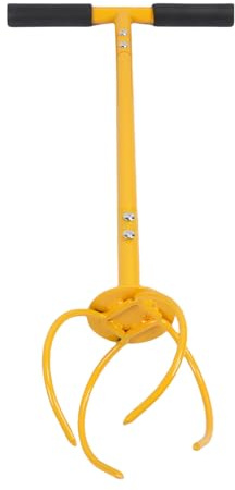Cultivador Manual para JardineríA, Cultivador Manual De Mango Largo De Acero Inoxidable, Herramienta De Garra para Lecho De JardineríA Y Caja De Plantas(2#)