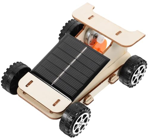 ifundom Kit de Modelo de Coche Solar de Bricolaje Educativo para Niños, Material Didáctico Energía Solar, Accesorio de Aprendizaje para Proyectos Científicos Escolares, Juguete Stem