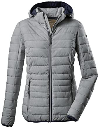 G.I.G.A. DX Damen Casual Funktionsjacke in Daunenoptik mit abzippbarer Kapuze - Uyaka Stripe, dunkelnavy, 44, 34313-000