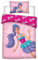 Barbie Déco Mädchen-Bettwäsche, Baumwolle, wendbar, Rosa, Bettbezug 100 x 135 cm, Kissenbezug 40 x 60 cm