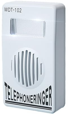 Saiyana External Loud Telephone Ringer Phone Rings Amplifier For Clearer Phone Calls Telephone Sound Amplifier No Power Needed Easy To Hear Device