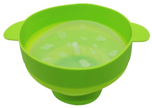 Popcorn Popper en silicone – Popcorn pliable pour micro-ondes avec capacité de 15 tasses de pop-corn, résistance aux hautes températures, passe au lave-vaisselle, pas besoin d'huile pour une soirée