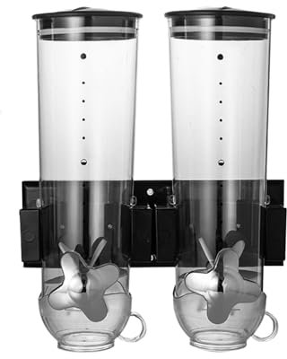 Distributore di prodotti secchi a parete – Dispenser per snack a parete, contenitore per alimenti a parete, dispenser per alimenti a parete