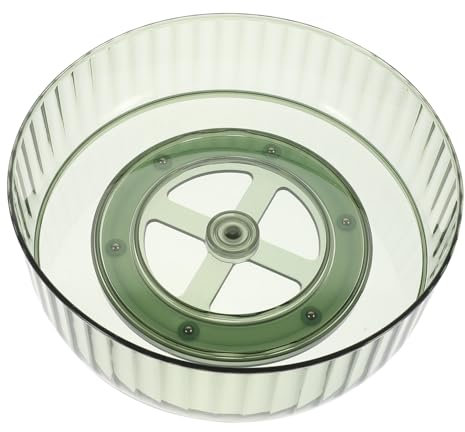 Amosfun Carosello Di Stoccaggio Contenitore Per La Conservazione Delle Spezie Organizzatore Da Scrivania Porta Spezie Da Cucina Portagioielli Stand Di Gioielli Acciaio Inossidabile Green