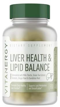 Vitanergy Milk Thistle Liver Support Capsules, Turmeric, 90 Count