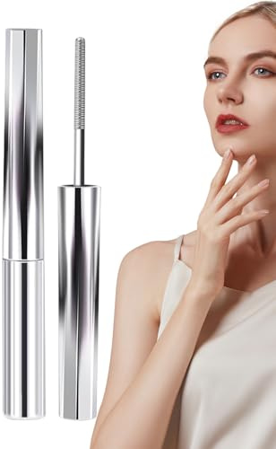 Mascara Impermeabili - Busta Per Ciglia in Bacchetta Di Metallo | Accessorio Di | Strumento Per Bigodino Per Ciglia a Lungo Soggiorno | Soluzione Volumizzante E Allungata Per Il Trucco Degli Occhi