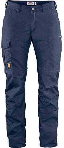 Fjällräven Karla Pro Zip-Off Trousers W Pantalon de Sport Femme Dark Navy FR : XL (Taille Fabricant : 42)