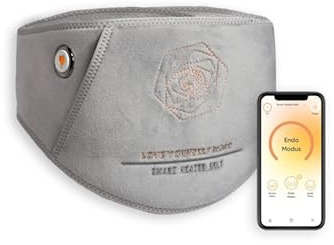 Vulpés BellyBelt 10 – Värmebälte för Mensvärk & Endometrios | Lindrar Mag- och Ryggsmärta | Infraröd Värme | Uppladdningsbart 10 000 mAh Batteri