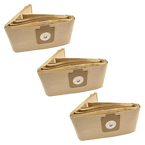 vhbw 30x Staubbeutel kompatibel mit Electrolux Z951 Pro, Z 951 Pro, Z 955 / Z955, Z955 Staubsauger - Papier, 95,5cm x 17cm Sandfarben