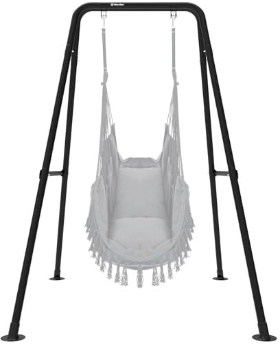 Taleco Gear Schaukelständer, Hängemattenstuhl-Ständer, maximale Traglast 150 kg, robuster Hängemattenständer, nur Hängesessel für drinnen oder draußen, Hängesessel Nicht im Lieferumfang enthalten