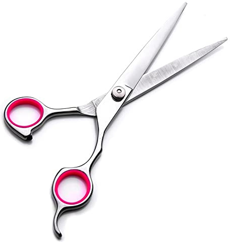 Tijeras para mascotas, 15,2 cm, tijeras curvadas para perros, tijeras de corte de pelo, tijeras de acero inoxidable para perros