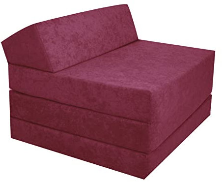 FORTISLINE - Klappmatratze 200x70x10cm - 3-teilige Faltmatratze - H2 Gästematratze - Camping Faltbare - Kamping Bett - Waschbar Bezug - Erwachsene Klappbar - Reisematratze - Schaumstoff Matratze