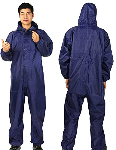 Guiran Combinaison imperméable et résistante à l'huile et à la poussière - Isolation agricole - Vêtement de travail poli - Combinaison à capuche résistante aux produits chimiques - Pour applications