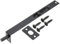 PATIKIL Flush Bolt 8 x 0.87, Stainless Steel French Door Lock Concealed Slide Double Door Latch for Wood Composite Double Door, Black