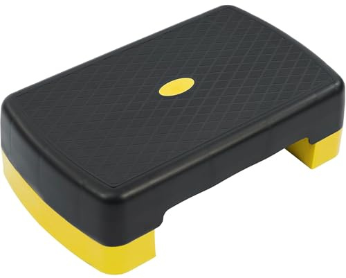 Fitvids 18 Workout Aerobic Stepper Step Platform with 2 Risers, Multiple Colors