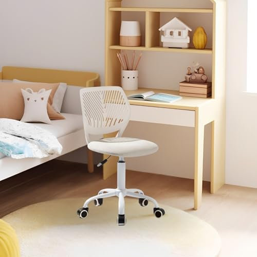 FurnitureR Kinderstuhl Schreibtisch Höhenverstellbar, bunter ergonomischer Jugendstuhl mit Rückenlehne und Armlehnen, Kinderstuhl mit 5 Rädern, für Kinder 3-10 Jahre alt, maximale Belastung 100 kg