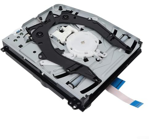 Filteilect Unidad de disco con placa de accionamiento compatible con PS4 para consola Slim CUH-2100 y CUH-2215b, pieza de repuesto óptica, carcasa de metal y ABS, reparación completa