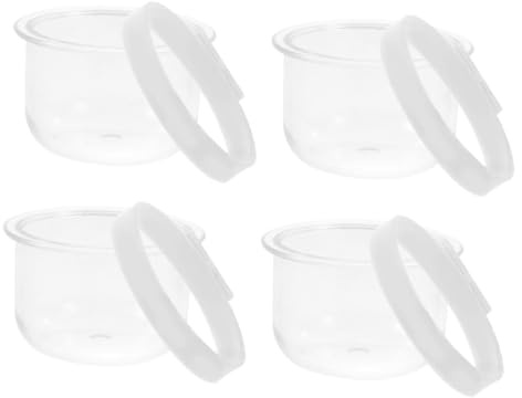 Hohopeti 4pièces Mangeoire pour Cage à Oiseaux Bols pour Oiseaux Support De Nourriture Organisateur De Nourriture Distributeur De Bol De pour Cage Eau pour à