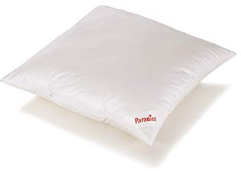 PARADIES Kissen 80x80 cm Softy medium Bio, Öko-Tex Zertifiziert Standard 100 Klasse 1, medizinisch getestet, Kopfkissen mit Reißverschluss