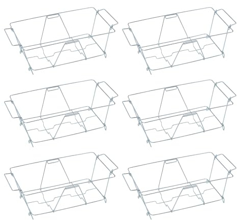 Sterno Chafing Dish Wire Rack, 6-Pack, Silver