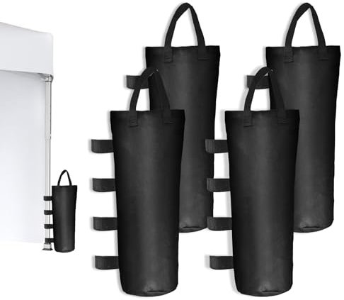 4er Set Gewichte für Pavillon, SandsäCke Beschwerer, 600D Oxford Beschwerungssäcke für Sonnenschirme, Pop-Up, Gartenzelte