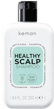 Kemon - Healthy Scalp Shampoo Antiforfora, Deterge Efficacemente La Cute, Svolge Azione Purificante, Ristabilisce L' Equilibrio Microbiotico Del Cuoio Capelluto, 250 ml