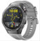 GIOPUEY Armband Kompatibel mit Huawei Watch GT 5 Pro 46mm, Weiches Silikon Armband [Verschleißfest] [Atmungsaktiv] Ersatzarmband - Grey