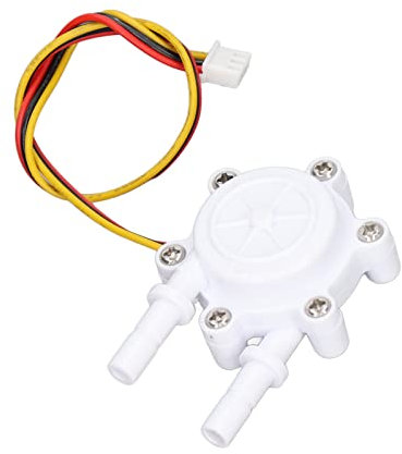 Mavaol Wassersensor, wasserdichtes POM und Edelstahl, genaue Messung 0,2–8 l/min, geringer Stromverbrauch, für Bewässerung, Heizungen, DIY-Projekte