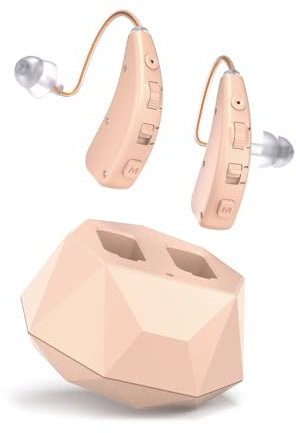 Rechargeable Sound Device for Adults & Seniors – Noise Cancelling, Lightweight & Discreet Design, 2 Modes, 20-Hour Battery, Easy Touch Control