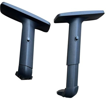 Milageto 2x Office Chair Armrests Replacement, Sleek Furniture Accessories, Comfortable Grip Arm Rests, Lifting Gaming Office Boss Chair Arms Set for Sturdy Room