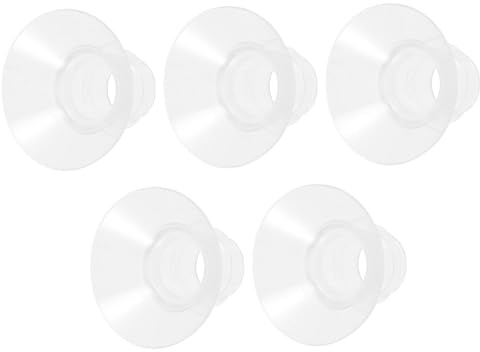 Mikikit Inserts De Bride Universels En Silicone Pour Tire-lait Portable – 5 Tailles – Accessoires Compatibles Pour Allaitement Bébé – Adaptateurs De Téterelle Sécurisés – Lot De 5 Pièces