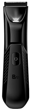 BLACKNUANCE The Crafter by Rene ZZ – Recortadora para Hombre con LED, Bodygroom Íntimo con Hoja Cerámica Negra, Resistente al Agua IPX5, Batería Litio 500mAh, Puerto Tipo C, BNINTELTC