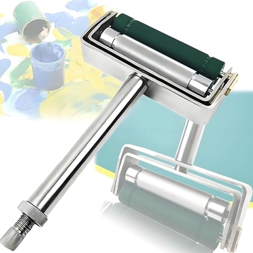 Manual Ink Proofer for Gravure & Flexographic Printing - Precision Anilox & Rubber Rollers for Accurate Ink Application, Ideal for Print Professionals & Quality Control