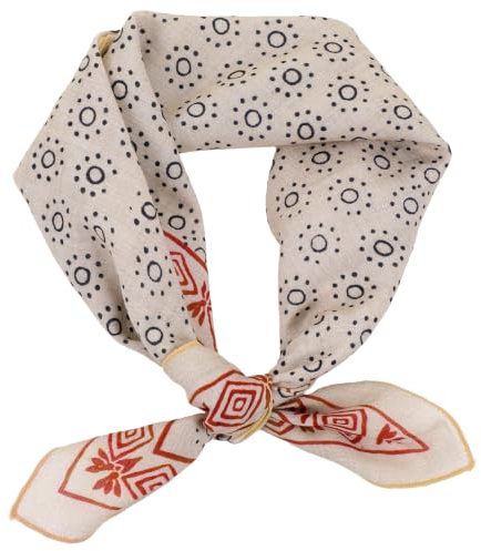 Ymapinc Square Scarf, 22 Cotton Head Scarf Lightweight Neckerchief | Soft Breathable Cotton Blend, Versatile as Head Wrap, Neckerchief & Hair Accessory; Stylish, Durable, for Daily Wear