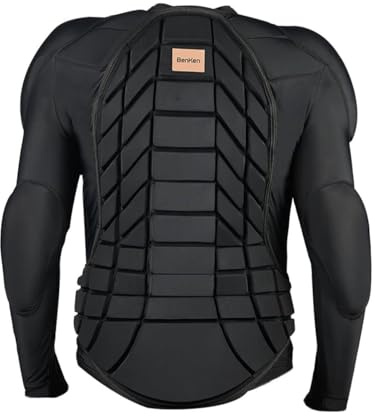 BenKen Ultra Leichter Schutzausrüstung Ski Körper Panzer Rücken Protektor, Außen- Sports Antikollision Backprotector Protektorenjacke für Snowboard Skaten MTB Motorrad Motocross