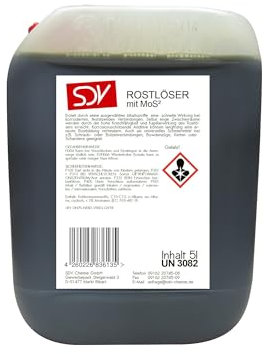 SDV Chemie Rostlöser 6X 5 Liter mit MoS² WD Kriechöl 40 Rost Löser 30l