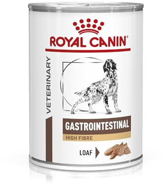 Royal Canin Veterinary Gastrointestinal High Fibre Mousse | 12 x 410 g | Complete Diet Food for Adult Dogs | To Support Healthy Digestion | With Food Fibres