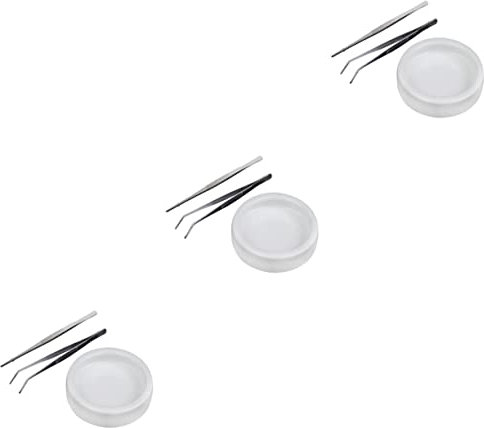 Ciotola for rettili, 9 pezzi di ciotola in ceramica for animali domestici, ciotola for acqua, pinzette for alimentazione, pinze for alimentazione, cibo for grilli, pasto for rettili, vermi for draghi