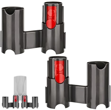 YHNDECO 1 paio di accessori, supporto per aspirapolvere, accessori organizer da parete, 6 boccole, per Dyson V7 V8 V10 V11 V15