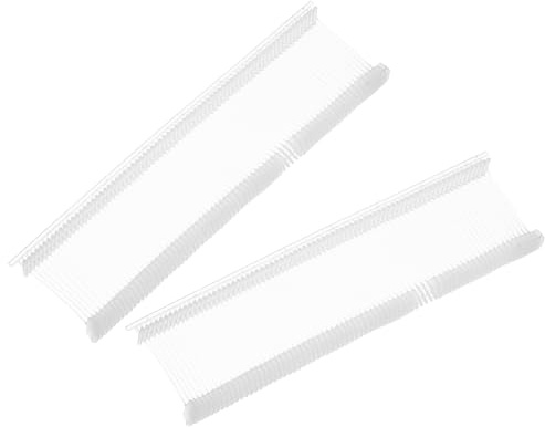 QUARKZMAN 2000 stycken häftapparater standard för etikettpistol, 20 mm etiketter för märkning av plast för kläder etikett och textil kartong dag, transparent