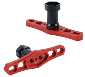 Nicear RC Hjulstagsnyckel, 17 mm lång mutternyckel Hjulmutter för RC Bil Flygplan Hylsnyckel Reparationsverktyg