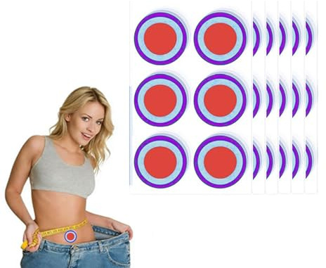 60 parches adelgazantes, parches suaves para apoyar el equilibrio metabólico, para uso calmante y regulación del peso natural diseñados para todos los tipos de cuerpo