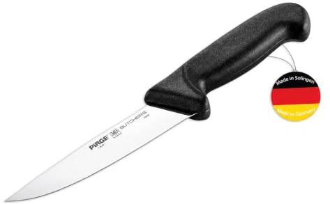 SLAGTARKNIV MIG Slaktkniv | Vass köttkniv i rostfritt stål | Professionell kökskniv med ergonomiskt handtag