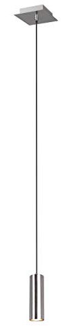 Trio Leuchten Pendelleuchte Marley 312400107, Metall Nickel matt, Pendel 1-flammig, exkl. 1 x GU10