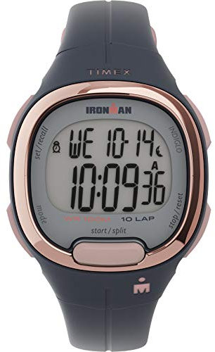 Timex Ironman 33mm Digitaluhr für Damen, schwarzes Kunstharz-Armband, TW5M35100