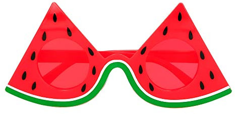 Boland 52077 - Partybrille Wassermelone, Spaßbrille für den Karneval oder JGA, Zubehör für Faschingskostüme, Kostüm Accessoires